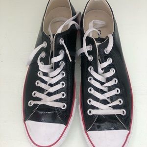 Converse Chuck Taylor Patent Leather Sneakers.